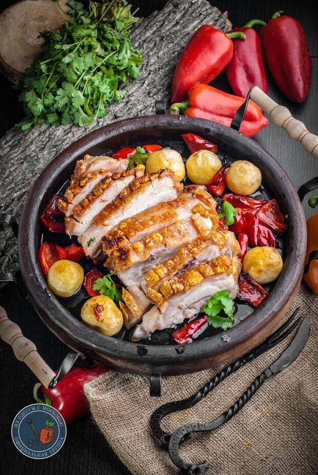 Как приготовить свинину по-датски