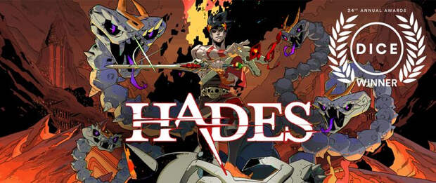 Hades забрала пять наград D.I.C.E. Awards, в том числе «Игру года»
