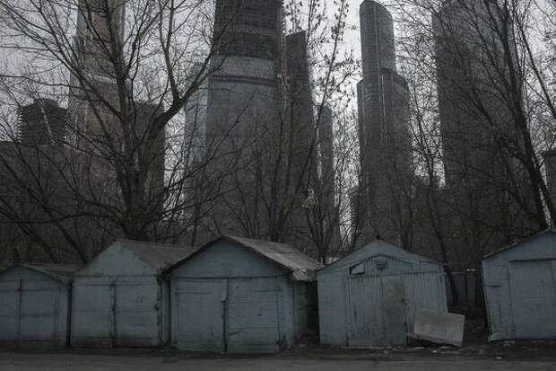 Не так просто опознать на этой фотографии деловой центр «Москва-Сити». достопримечательности, интересное, фотографии