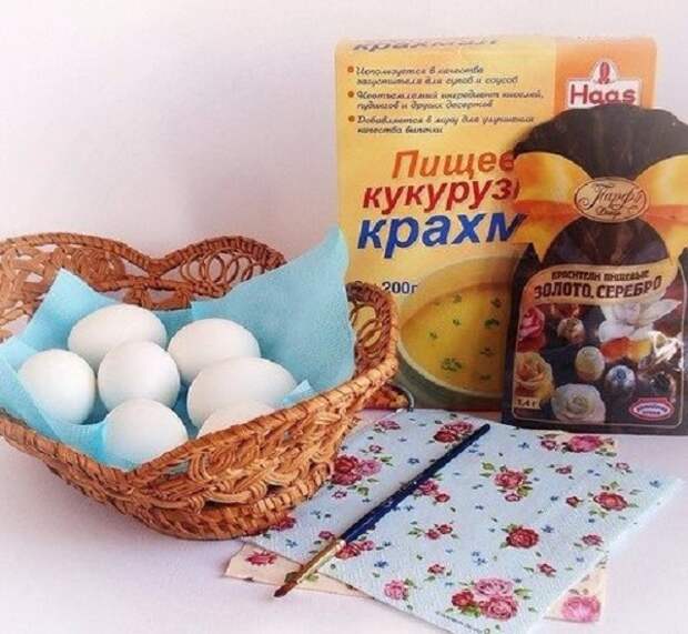 пасхальные яйца декупаж