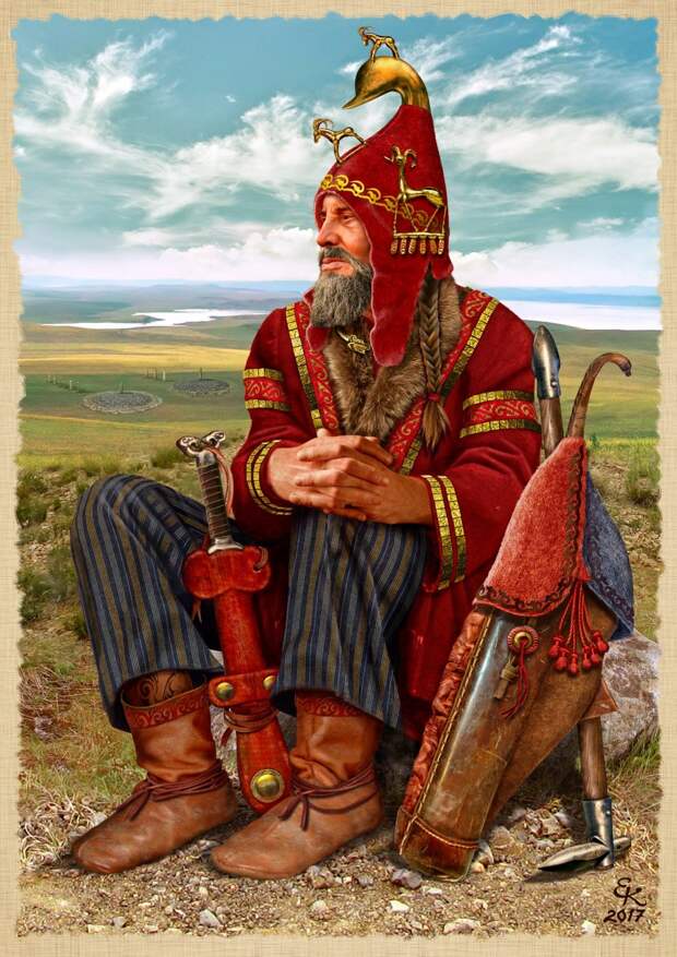 Скифские воители.