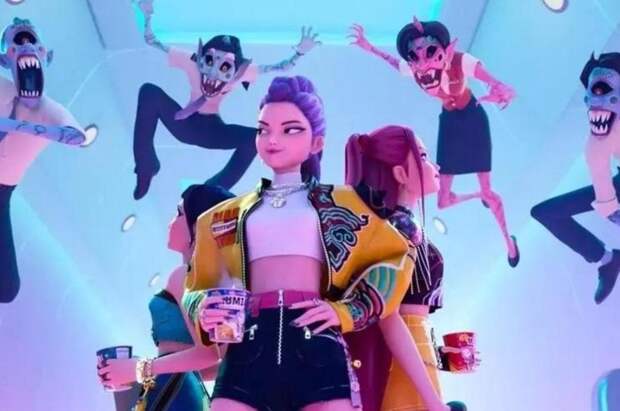 Анимационный фильм «Кей-поп-охотницы на демонов» забрал награды на премии «Золотой глобус»