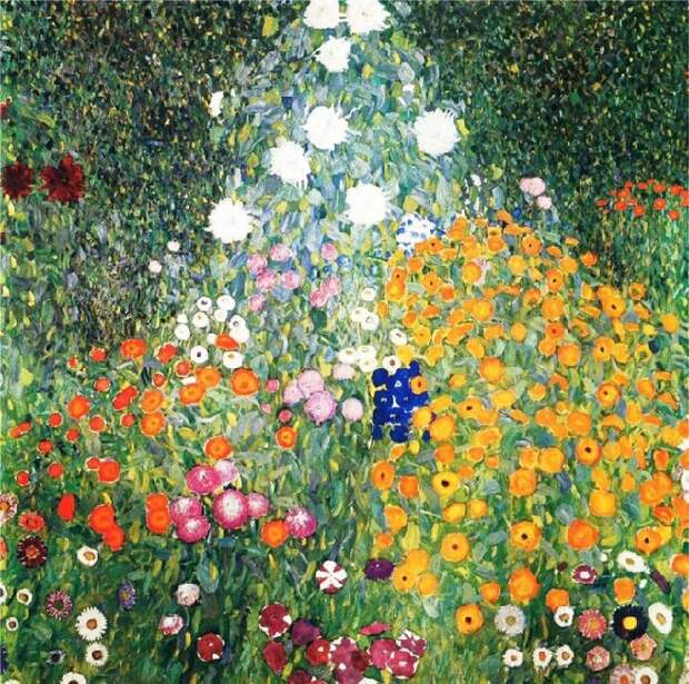 Цветущий сад. (1905-1907гг). Автор: Gustav Klimt. 