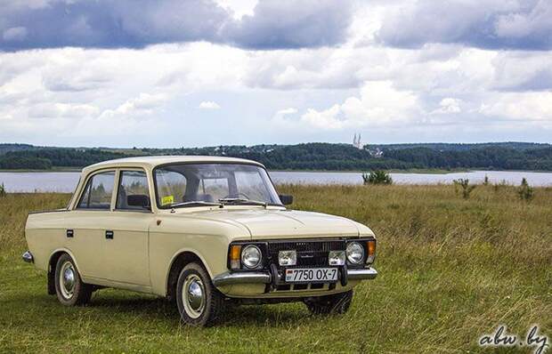 москвич 412, девушка за рулем, авто