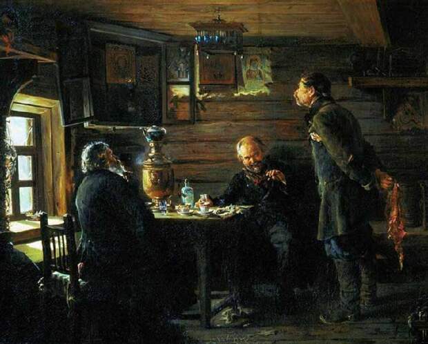 Любители соловьев. (1872-1873). Государственная Третьяковская галерея. Любители соловьев. (1872-1873). Государственная Третьяковская галерея.