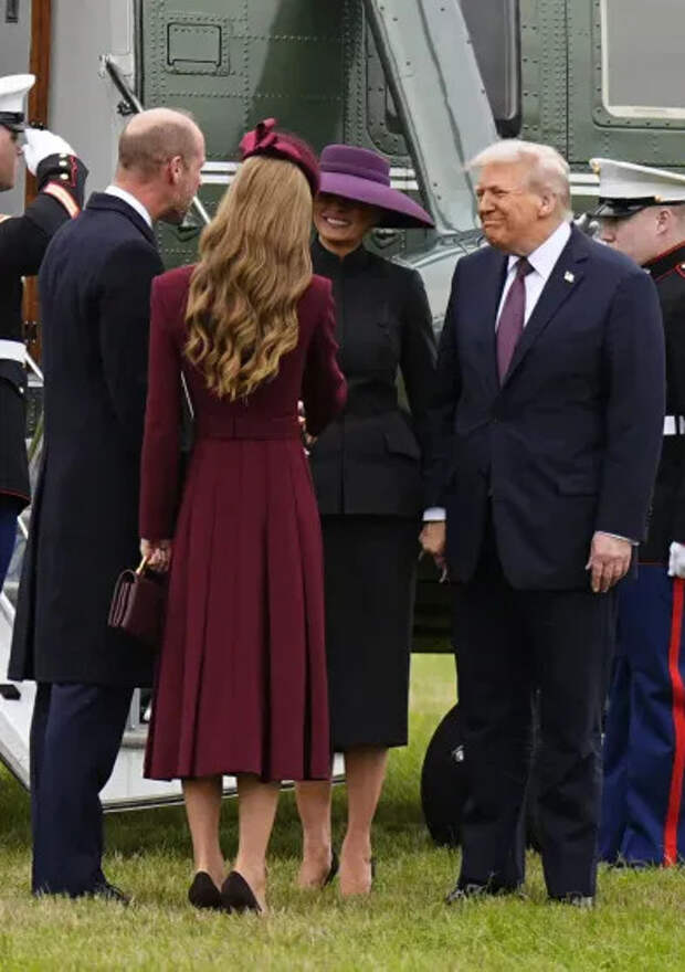 Кейт Миддлтон, принц Уильям, Дональд Трамп, Мелания Трамп