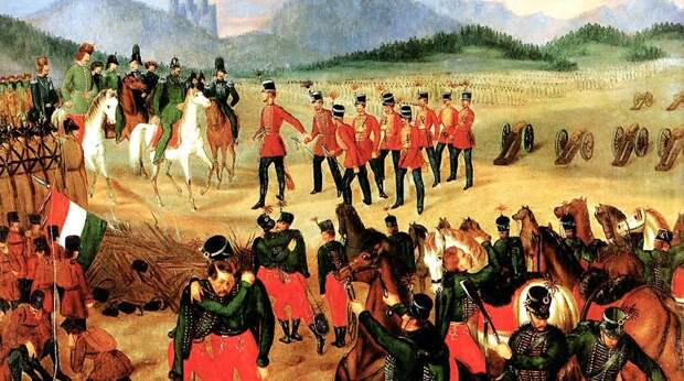 капитуляция венгерских войск перед русским корпусом, 1848 год
