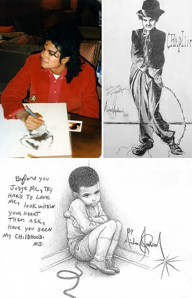 Майкл Джексон живопись, звезды, знаменитости, кино, многогранный талант, неожиданное увлечение, художники, эстрада