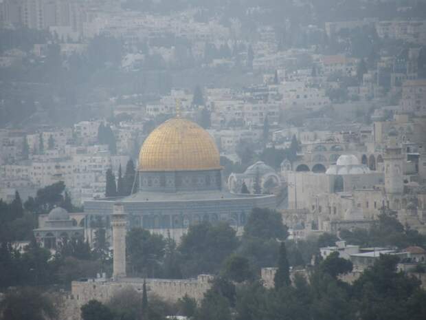Хождение к трём морям. Иерусалим.  Мечеть Куббат ас-Сахра, или Купол Скалы и Мечеть Аль-Акса.
