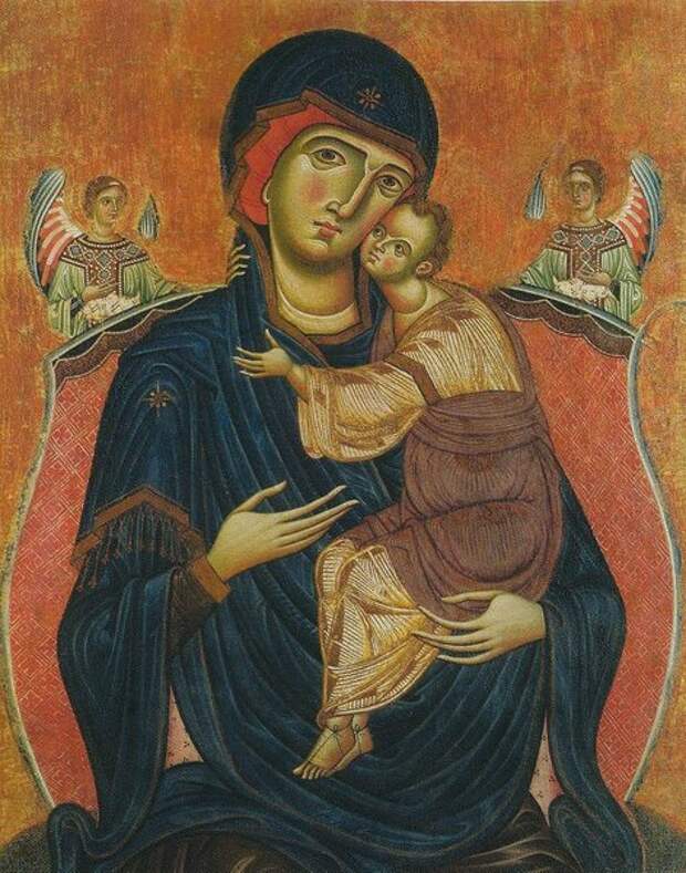 Дева Мария с Младенцем и ангелами (Мелиоре ди Якопо, 1270—1280)