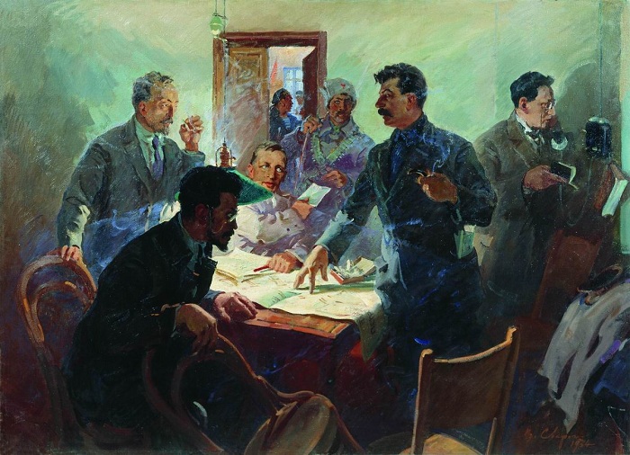 Штаб Октября. (1934 год). Автор: Василий Сварог. Штаб Октября. (1934 год). Автор: Василий Сварог.