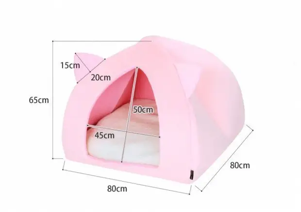Чертеж лежанки для кота