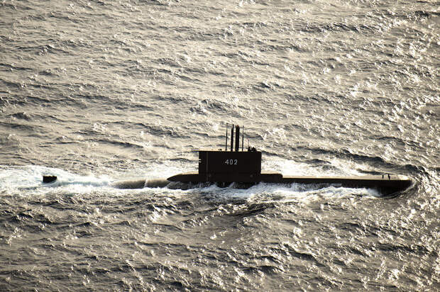 Пропавшая подлодка ВМС Индонезии затонула у берегов Бали