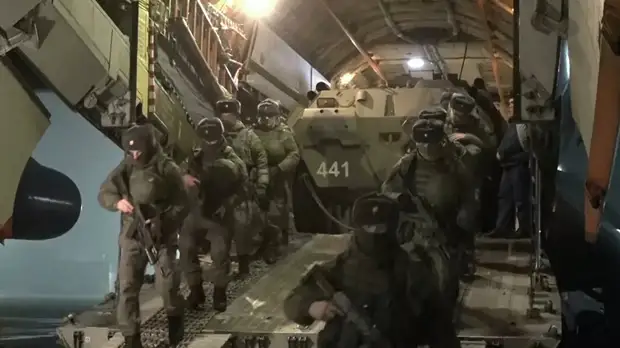 Миротворцам ОДКБ в Казахстане передан под охрану ряд стратегических объектов