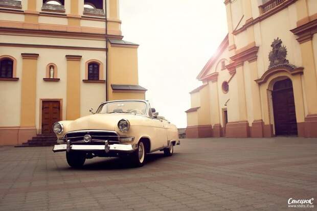 Кабриолет из ГАЗ 21 в американском стиле авто, газ, волга, газ-21