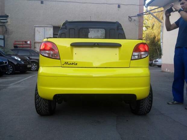 Самодельный пикап из Daewoo Matiz daewoo, matiz, пикап, самоделка