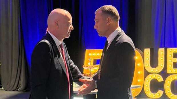 Шевченко нажаловался Инфантино на Россию: «Отметил недопустимость попыток любых смягчений бана для россиян»