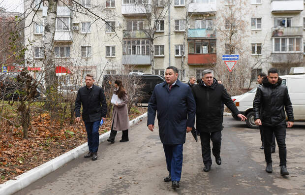 Игорь Руденя осмотрел отремонтированные дороги Твери