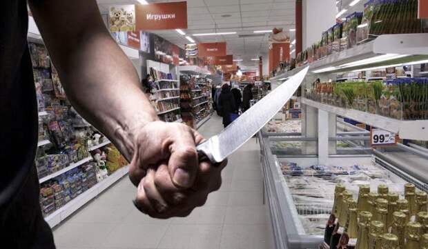 Резня в супермаркете в стиле "Игры престолов" попала на видео