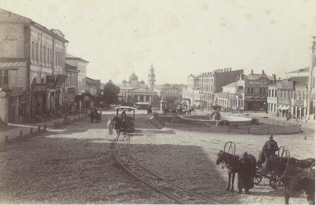 Николаевская площадь (1881-1889) дореволюционные снимки, интересно, кадр, россия, факты, фото