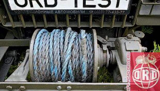 А вот трос на барабане, увы, синтетический. Надеемся, что этот недостаток будет исправлен.