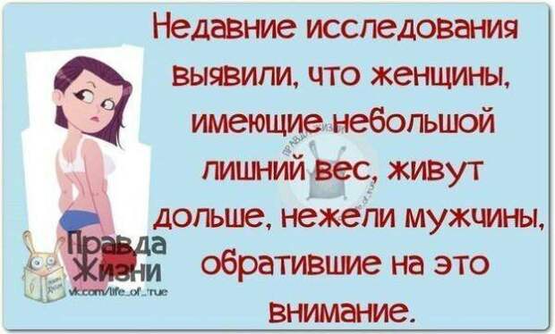 В шутку и всерьез о лишнем весе и диете