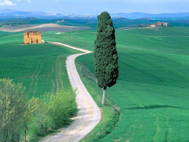 Красивые пейзажи. Тоскана. Италия. Фото