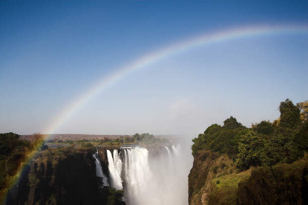 rainbow02 Радуга над самым большим водопадом в мире
