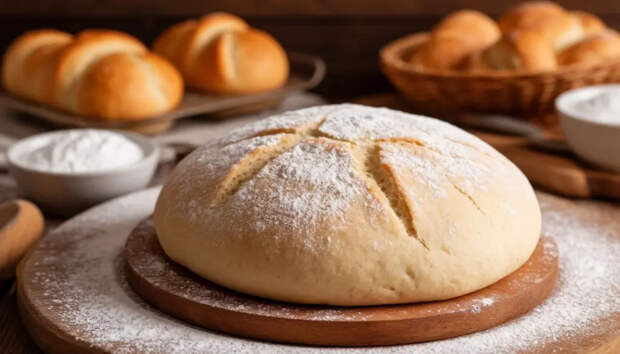 Пеку гату на Пасху: дрожжевое тесто и рассыпчатая начинка — получается нежнее, чем в кондитерской