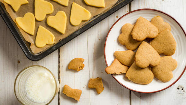 Песочное печенье на кефире