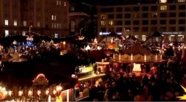 Старейший рождественский базар стартовал в Дрездене