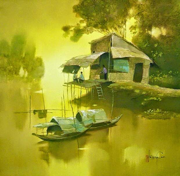 Творчество вьетнамского художника Данг Ван Кана (Dang Van Can)