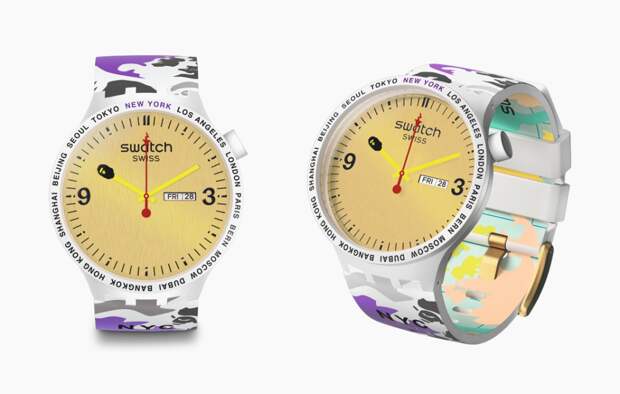Главная коллаборация этого лета: Swatch Х BAPE