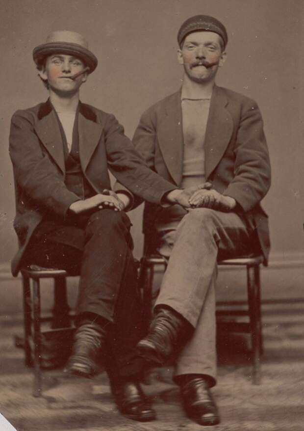 Броманс между мужчинами викторианской эпохи, 1880-е гг. | Фото: mashable.com.