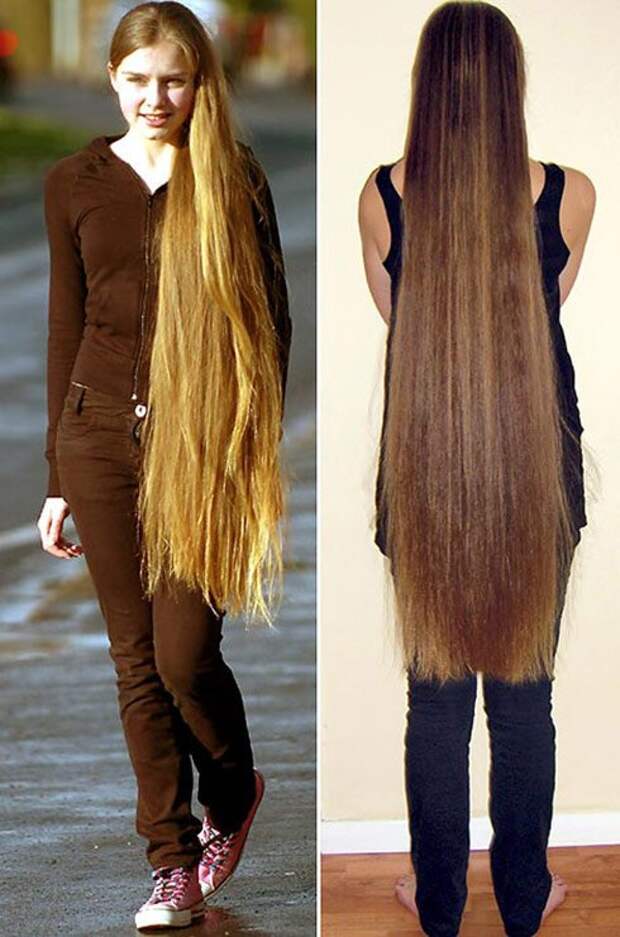 Как меняется девушка с длинными волосами
