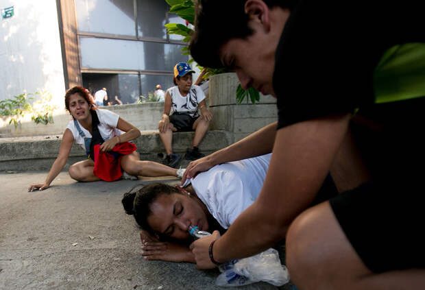 APTOPIX Venezuela Protest