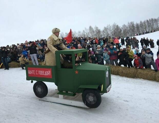 Самые креативные санки только на фестивале в Тамбове