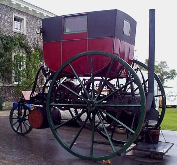 авто, паровой двигатель