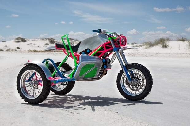 Самый необычный мотоцикл: DUCATI ODIOSO с коляской от мастерской REVIVAL CYCLES
