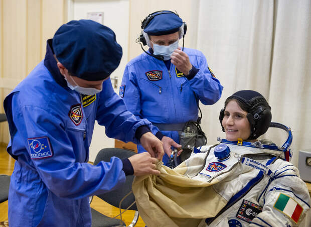 МКС-42. (NASA/GCTC/Andrey Shelepin)