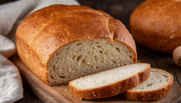 Использую рукав для запекания: готовлю пышный воздушный хлеб на завтрак — можно в Пост