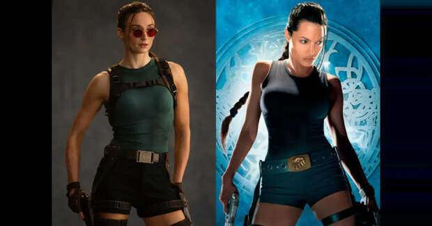 В сети появилось первое фото Софи Тёрнер в образе Лары Крофт