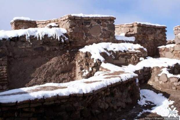 Руины крепости Аламут в Западном Иране. 2006 год