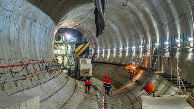 Собянин рассказал, как строится самый длинный подводный тоннель столичного метро