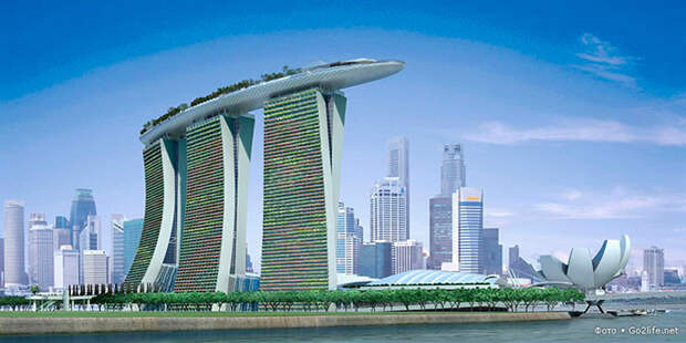 Marina Bay Sands - чудо света в Сингапуре