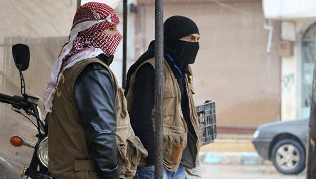 Сирийские бойцы из Отрядов народной самообороны (YPG) в городе Африн