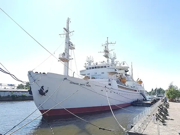 Судно «Космонавт Виктор Пацаев» - всё, что осталось от некогда мощнейшего космического флота. /Фото: wikipedia.org