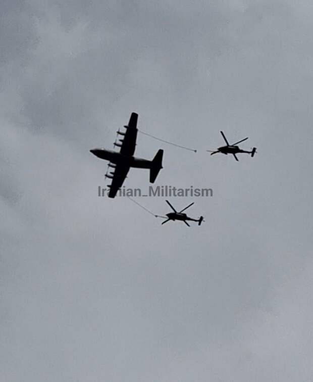 Еще кадры с американскими HC-130J Combat King II и HH-60G Pave Hawk