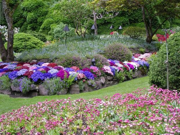 Сады Бутчартов (Butchart Gardens), остров Ванкувер, Канада