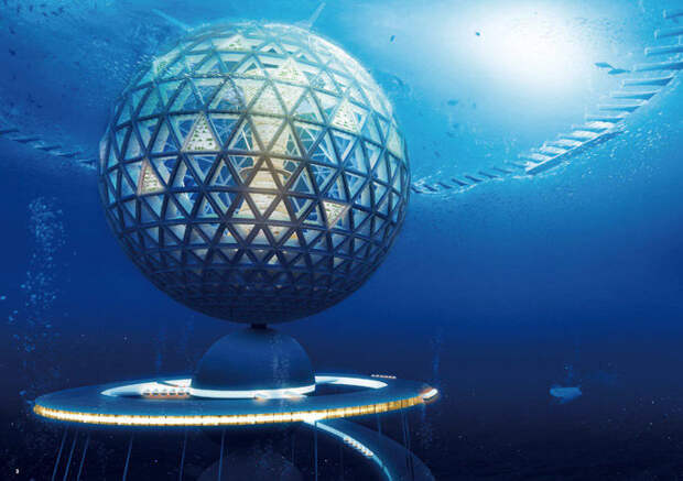 В Японии собираются построить подводный город  с населением в 5000 человек
